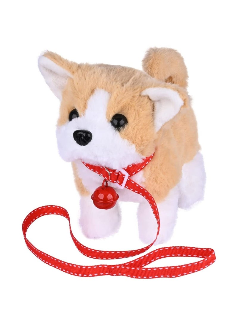 Excefore Plush Interactive Toy, Electronic Pet, Plush Golden Retriever Toy Puppy Electronic Interactive Pet Dog, Can Walking, Barking, Tail Wagging, Stretching, Companion Animal for Kids (Pastoral Dog) - Image 1