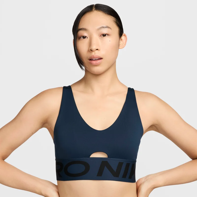 Nike Women's Pro Indy Plunge Medium-Support Sports Bra