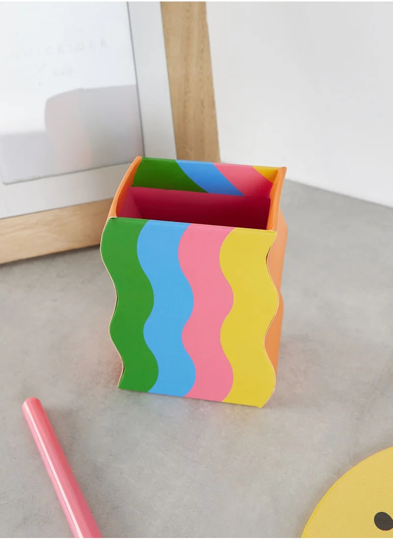 ban.do Decorate Your Desk Set, Rainbow Stripe