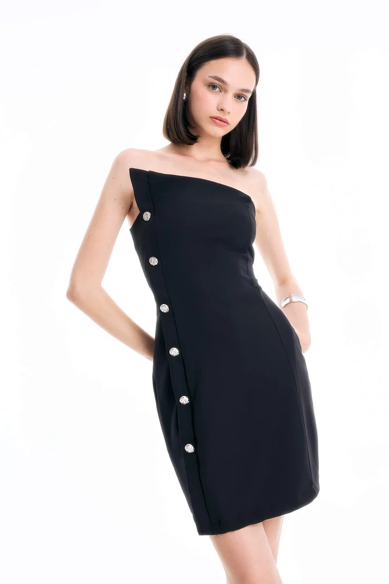 ديفاكتو Strapless Mini Dress