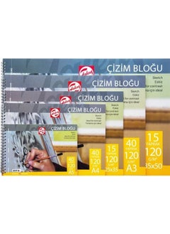 Talens Sketch Drawing Book Drawing Block 120 gr 15 pp 25x35 cm. 
