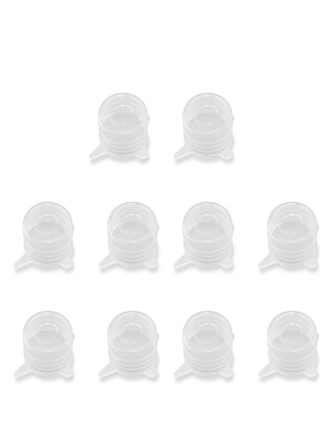 Ainiveiya 10 Pcs 2 Inch Silicone Stretch Lids, Reusable Elastic Covers for Small Jars, Yogurt Containers, Bottles & Cans, Dishwasher Safe Storage Lids (Fits 2-2.4 Inch Diameter) - Image 1