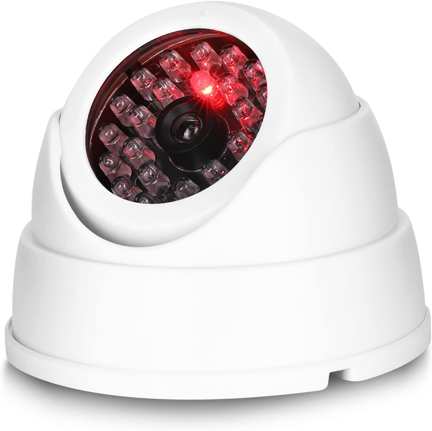 klarako Klarako Wireless Dome Surveillance Dummy Camera Simulated Camera Security Camera With 30pcs Leds Flashing Security