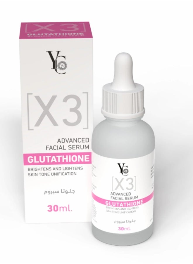 YC X3 Advanced Facial Serum Gluthathione 30 ml - pzsku/Z2F13E2C51229EB275E58Z/45/_/1736677482/6f9813c0-d3bf-447b-a8d8-a54ec64817cb