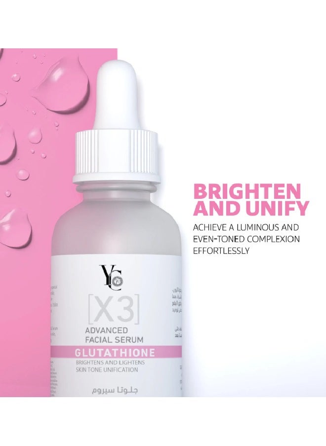 YC X3 Advanced Facial Serum Gluthathione 30 ml - pzsku/Z2F13E2C51229EB275E58Z/45/_/1736677509/46b98b19-3777-4fdd-a022-8ea6c6a0c387