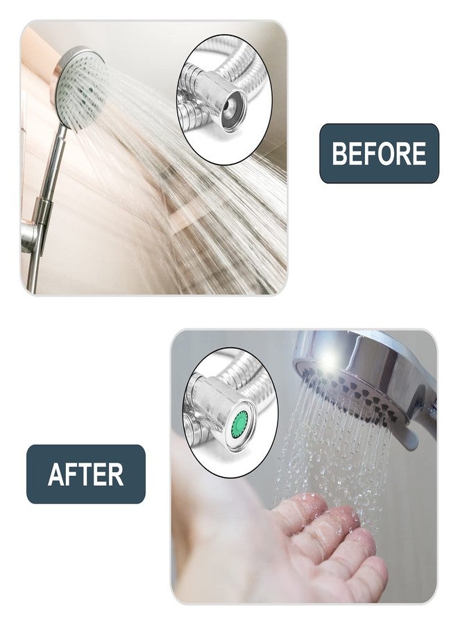 Patelai 10 Pieces Shower Flow Restrictors Shower Head Flow Reducer Water Flow Limiter Set 1.5/1.8/2.0/2.5/3.0 GPM for Water Saving Fixed or Handheld for Bathroom, Toilet, Kitchen(14.3 x 13.85 x 5.2 mm) - Image 4