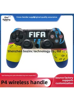 Preferred PS. 4 Game Handle Six Axis Dual Vibration P4 Game Console With Bluetooth Pro Wireless Handle-Product Color:Football Blue