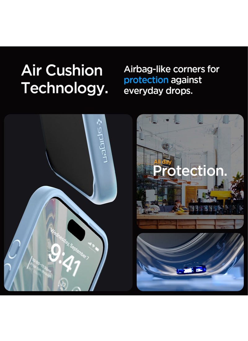 Spigen Ultra Hybrid for iPhone 15 Pro MAX Case Cover - Sierra Blue  - Image 4