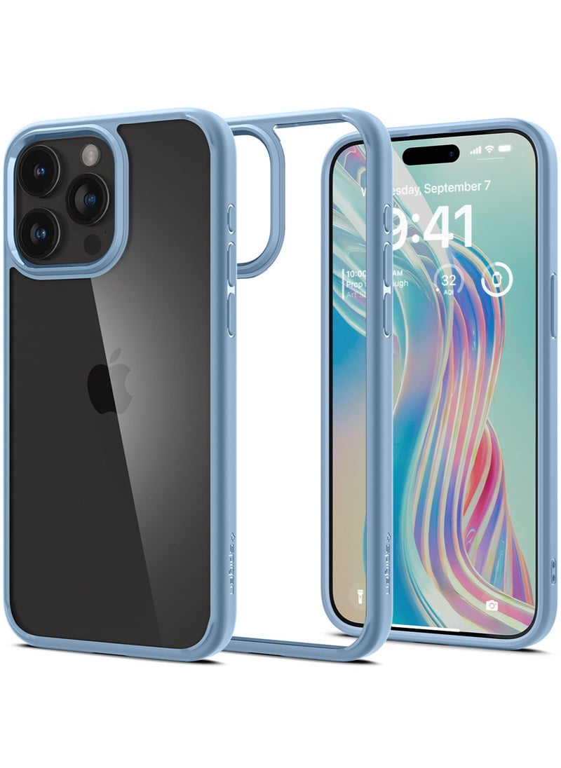 Spigen Ultra Hybrid for iPhone 15 Pro MAX Case Cover - Sierra Blue  - Image 1