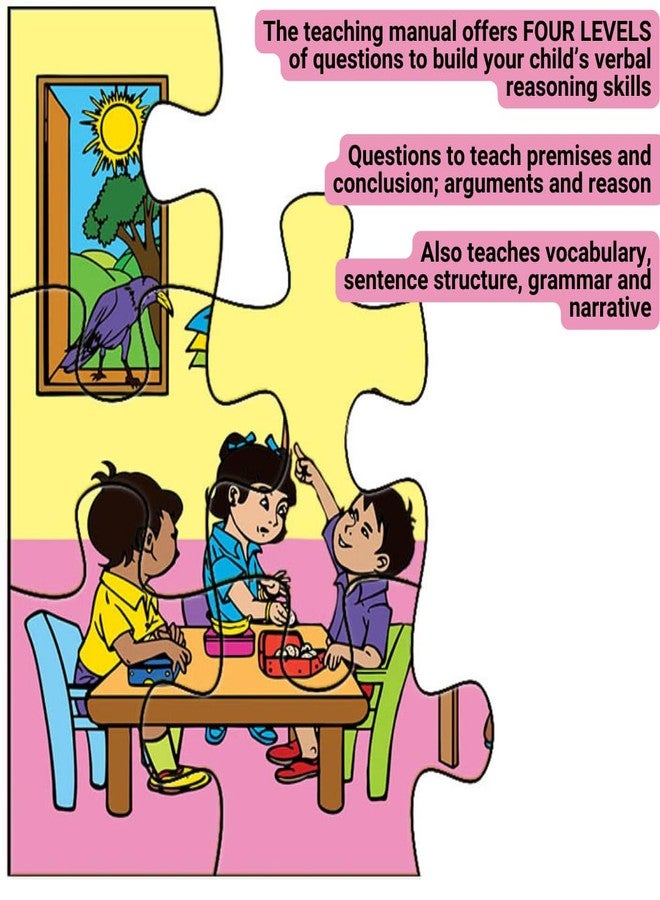 Brainy Bug Resources Super Thinker Verbal Reasoning Puzzles - Level 1 | Two Puzzles, Ages 3-7 | Teaching Manual with 4 Levels of Verbal Reasoning | Learn English | Special Needs Kids - Image 3