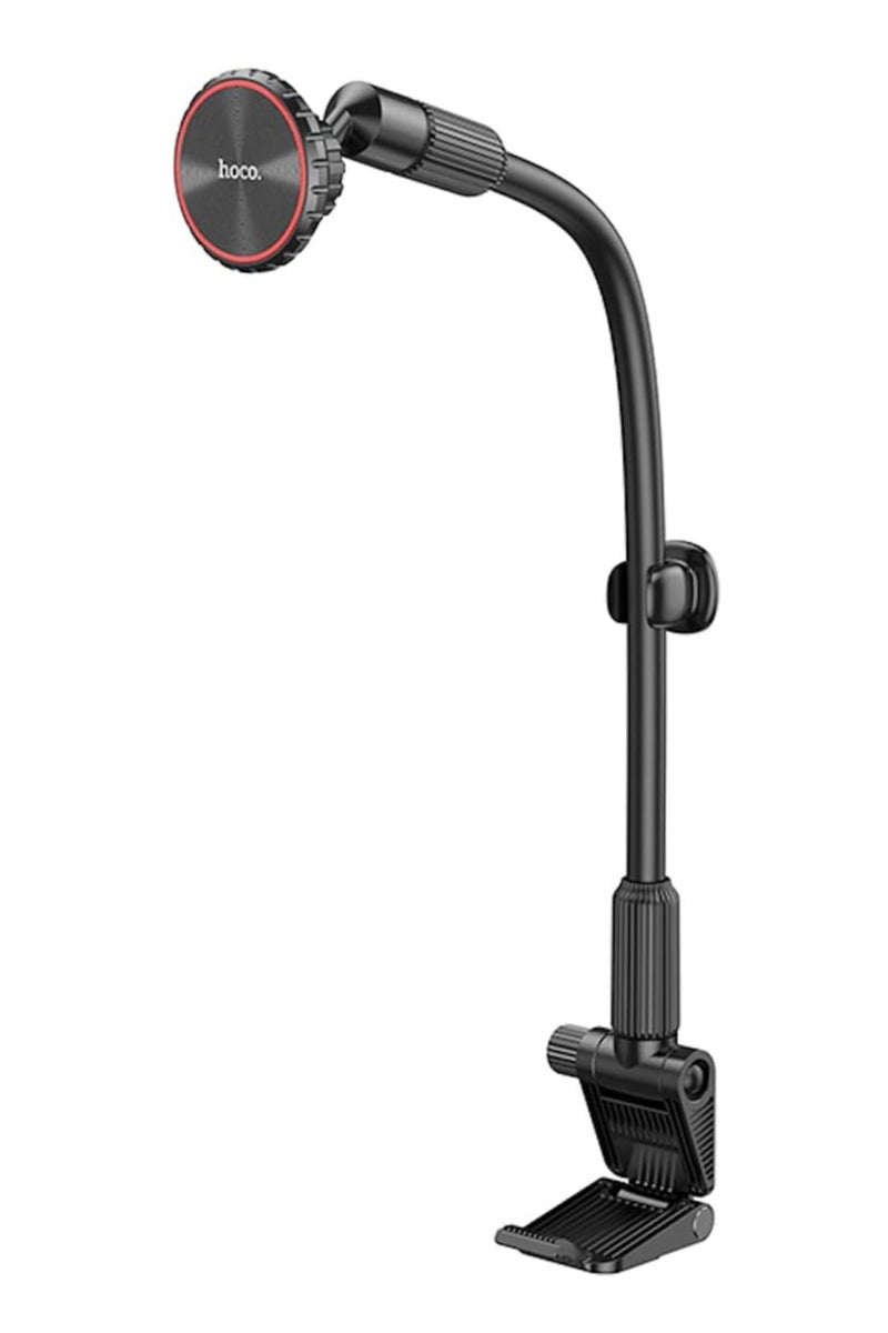 Hoco CA99 - City, Windshield Magnetic Car Holder (Center Console/Windshield), Suitable For Mobile Phones Within 4.5 - 7 inch, Compatible With iPhone Samsung Xiaomi Oppo Huawei LG - Black - Image 2