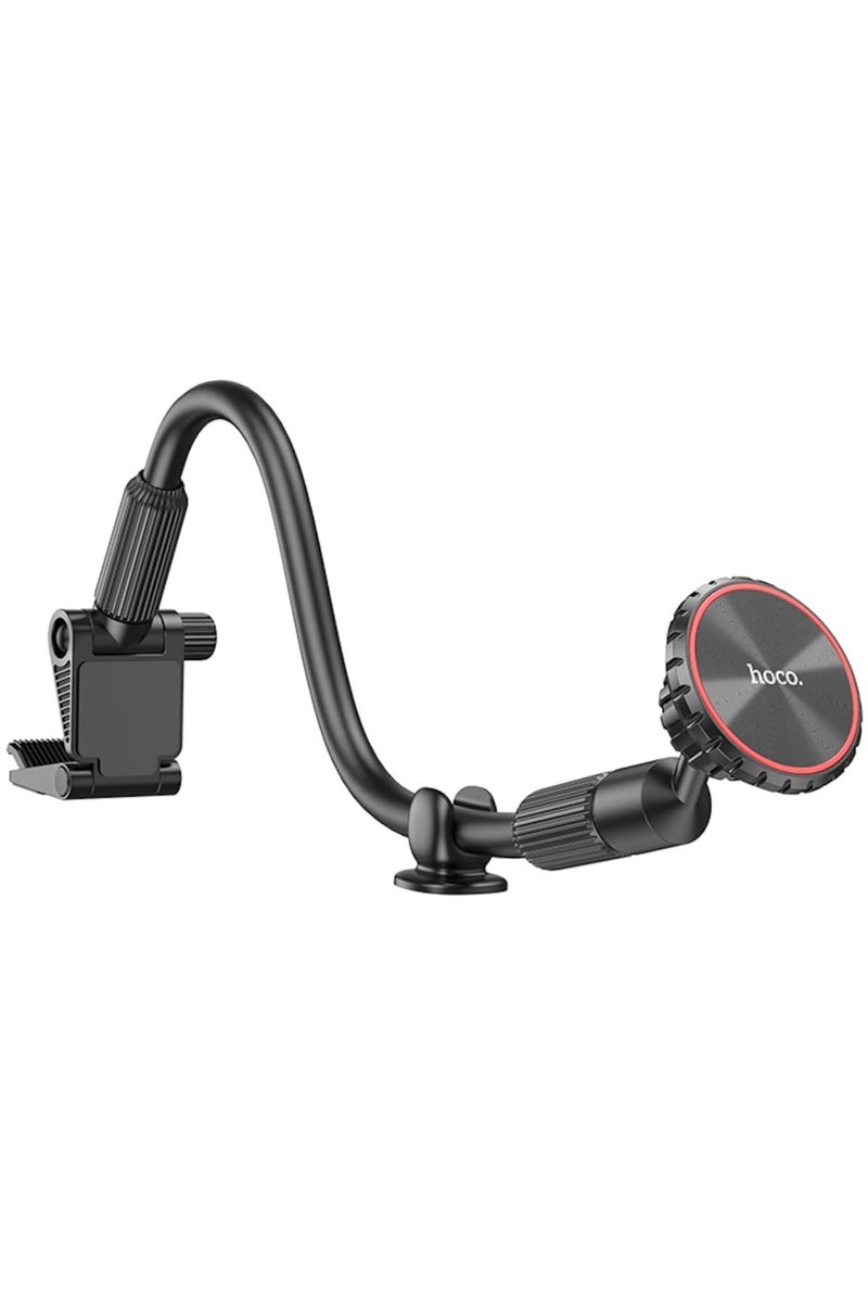 Hoco CA99 - City, Windshield Magnetic Car Holder (Center Console/Windshield), Suitable For Mobile Phones Within 4.5 - 7 inch, Compatible With iPhone Samsung Xiaomi Oppo Huawei LG - Black - Image 4