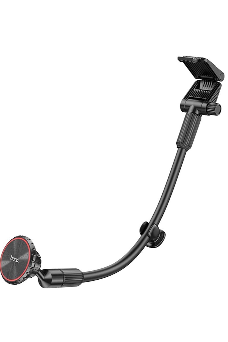 Hoco CA99 - City, Windshield Magnetic Car Holder (Center Console/Windshield), Suitable For Mobile Phones Within 4.5 - 7 inch, Compatible With iPhone Samsung Xiaomi Oppo Huawei LG - Black - Image 5