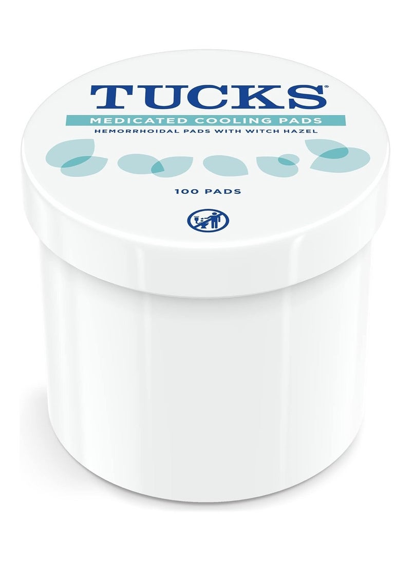 تاكس وسادة التبريد الطبية للبواسير وللنساء ما بعد الولادة من تاكس، عدد 100 منديل - Image 2