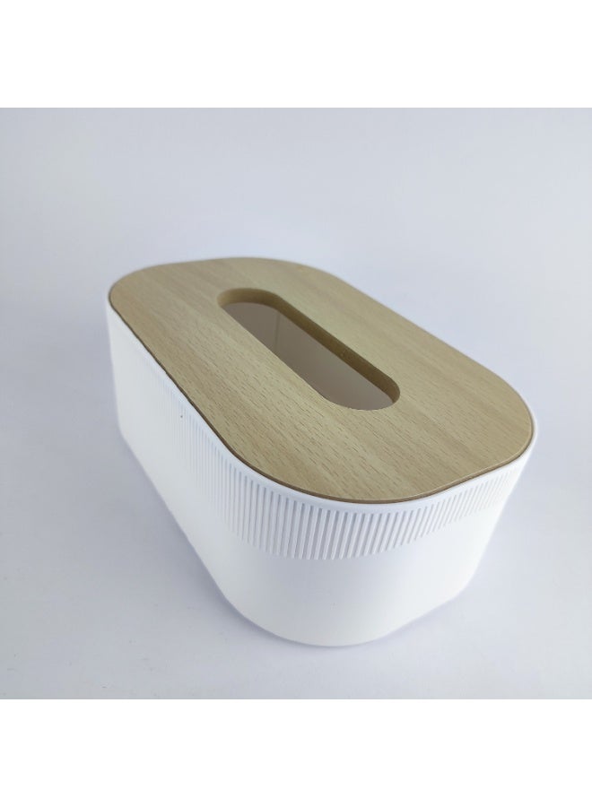 High-Quality Tissue Box with Elegant Wooden Lid - Image 4