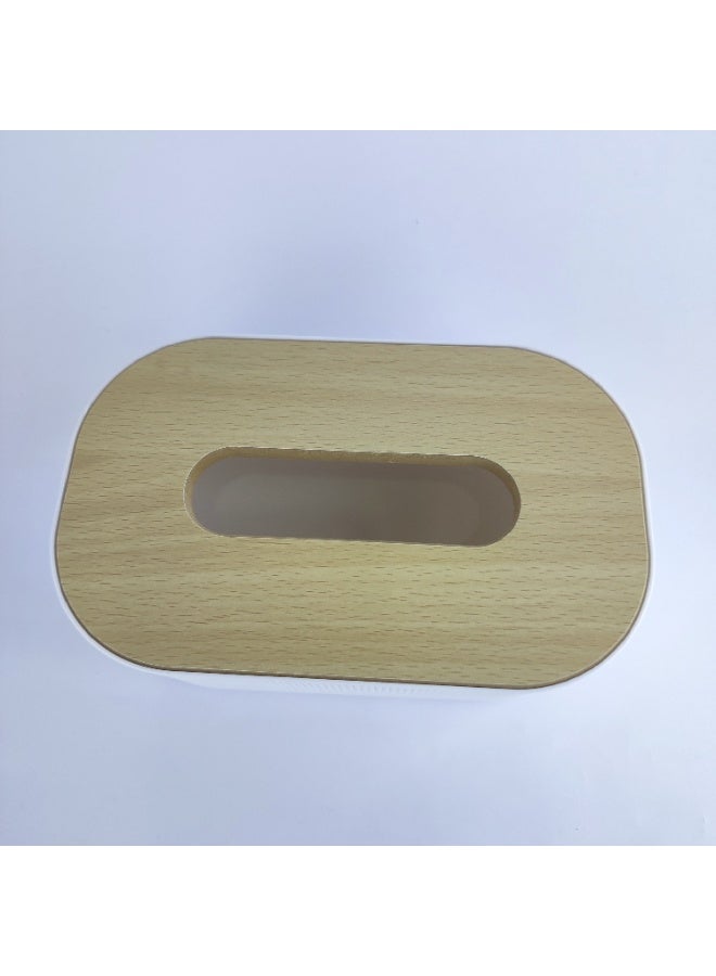 High-Quality Tissue Box with Elegant Wooden Lid - Image 3