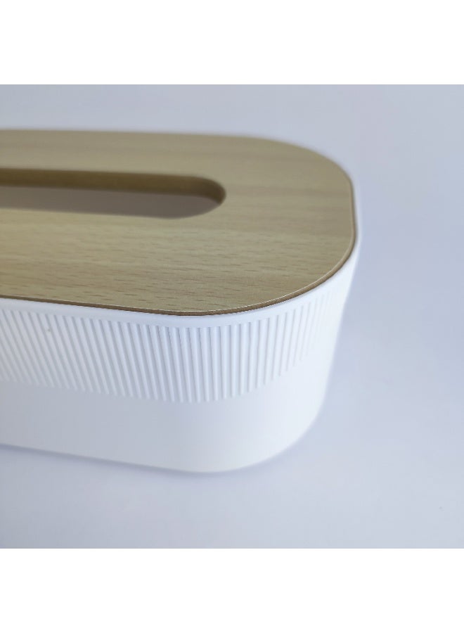 High-Quality Tissue Box with Elegant Wooden Lid - Image 5