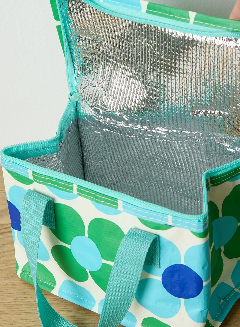 Rex London Blue And Green Daisy Lunch Bag