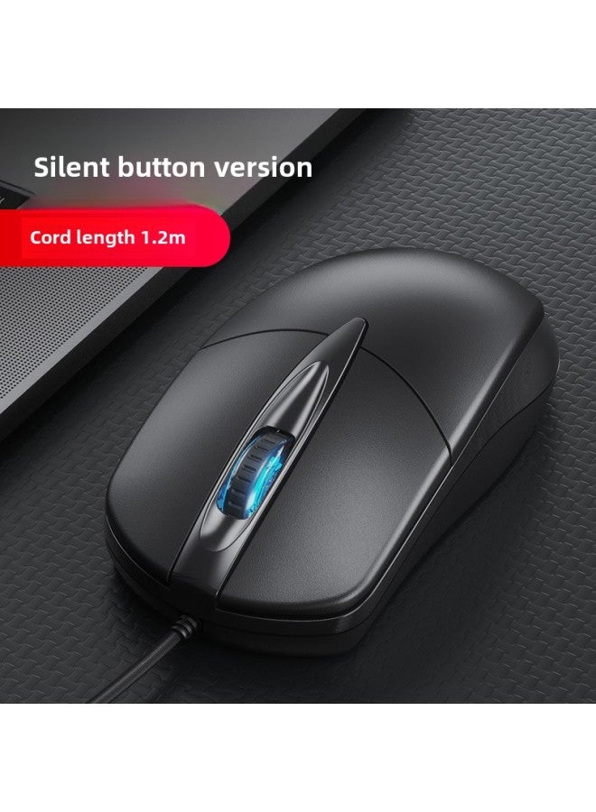 For Asus Notebook Wired Mouse Computer Mute Day Selection 5 Flying Fortress 9 Original A Bean Universal Special 4-Color:Standard Version (silent Button/line Length 1.2m )-Interface:Official Standard  - Image 1