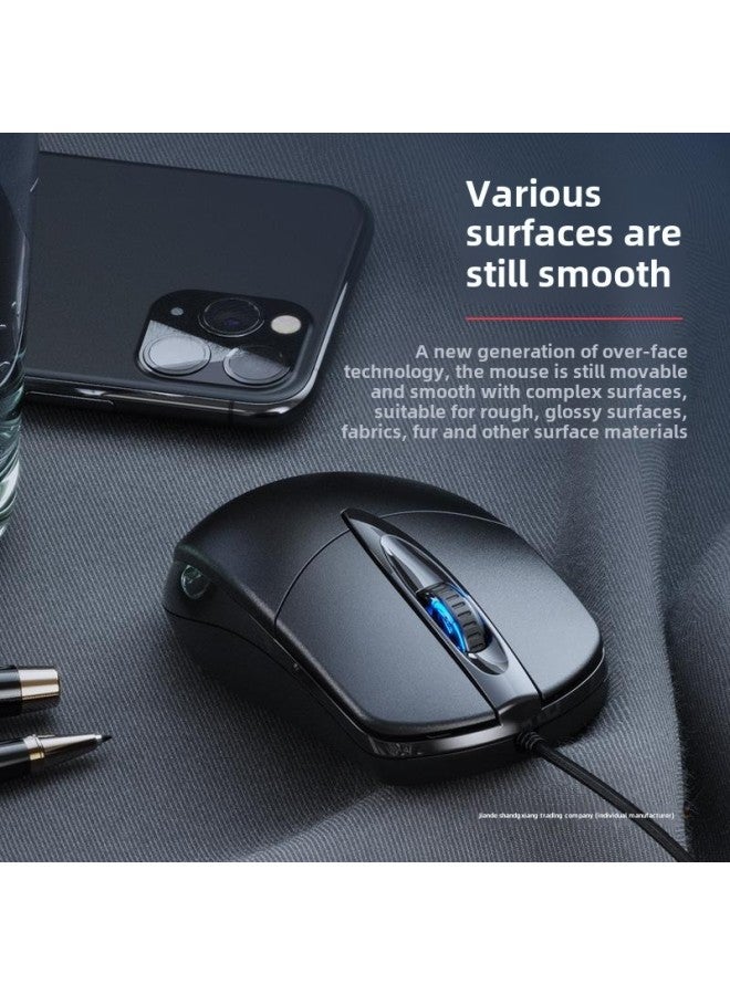 For Asus Notebook Wired Mouse Computer Mute Day Selection 5 Flying Fortress 9 Original A Bean Universal Special 4-Color:Standard Version (silent Button/line Length 1.2m )-Interface:Official Standard  - Image 3