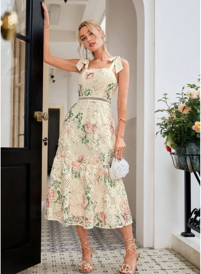 سيمبلي فستان أنيق للنساء الصيفي مزيج خفيف ومريح من القطن المثالي للمنزهات - Image 1