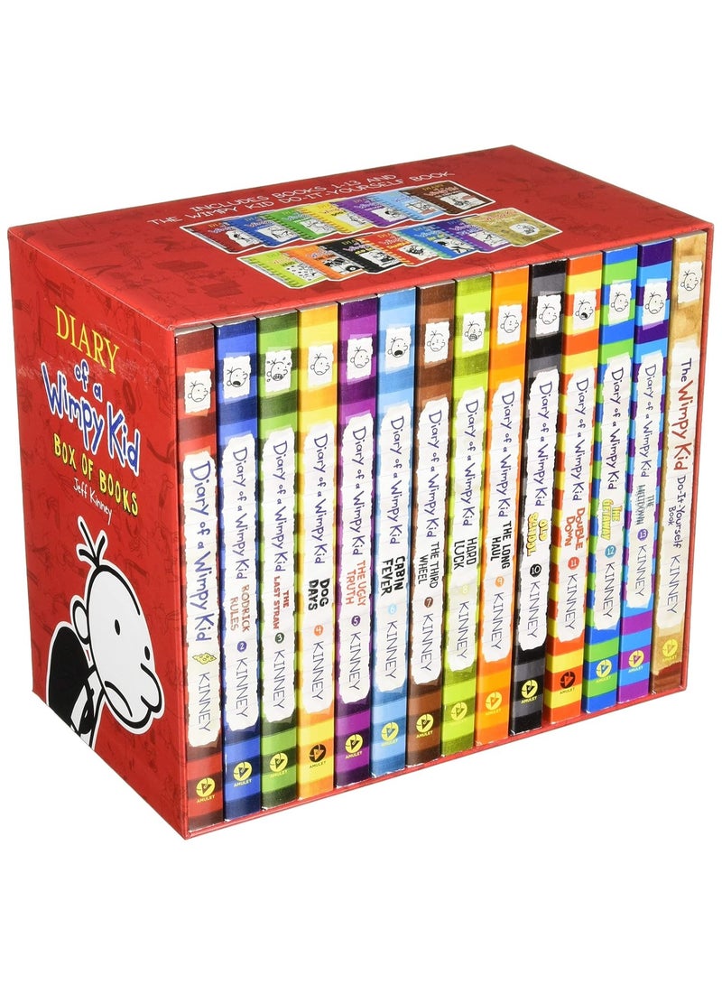 مجموعة "يوميات طفل مستضعف" (Diary of a Wimpy Kid) - صندوق يضم 12 كتاباً - Image 2