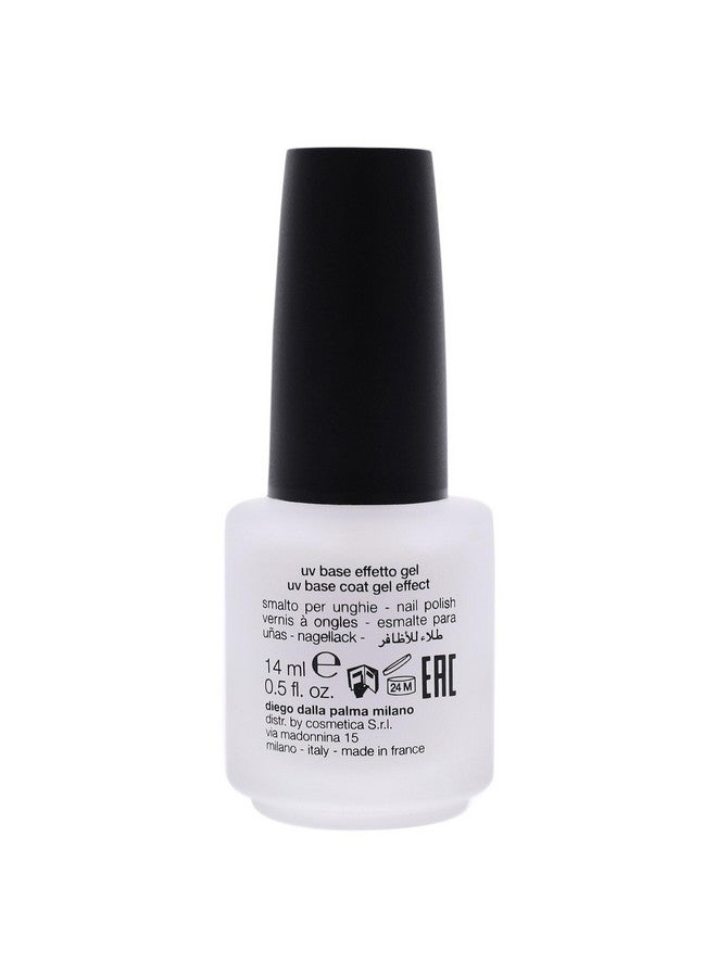 Diego dalla Palma Uv Nail Polish Base Coat Gel Effect Promotes Perfect Nail Polish Adherence Prevents Streaks No Harmful Substances For The Nail Strengthening Properties 501 Clear 0.5 Oz - Image 2