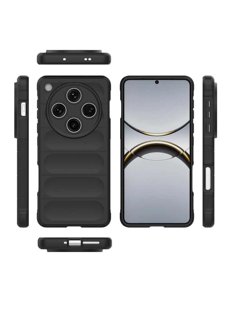 Generic - Oppo Find X8 Pro - Original Magic Shield Shock-Resistant Case Cover with Ultra Protection and Soft Padded Interior (Black) - Image 1