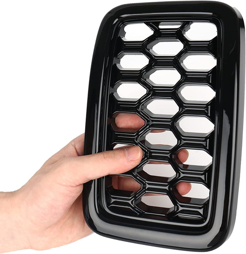 sportuli 7PCS Black Honeycomb Mesh Front Grill Inserts for 2017-2021 Jeep Grand Cherokee - Image 5