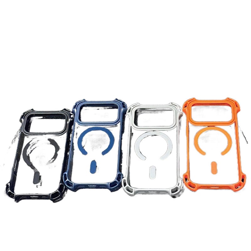 Acrylic MagSafe Case for iPhone 14 / 14 Plus / 14 Pro / 14 Pro Max with Shockproof and Strong Magnetic plus Shockproof plus Drone Design plus Four-Corner Airbag Drop Protection in Black - ModaStar - Image 5