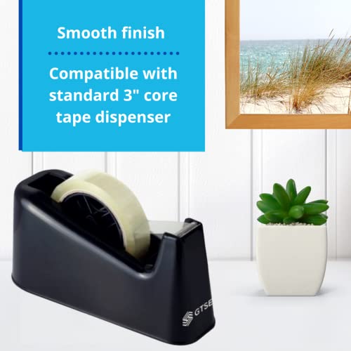GTSE Premium Clear Tape, 1 inch x 217 feet, Strong Transparent Gift Wrap Tape for Home, Office, 6 Rolls, 3" Core - Image 4
