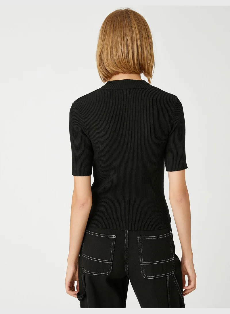 KOTON Half Zipper Sweater