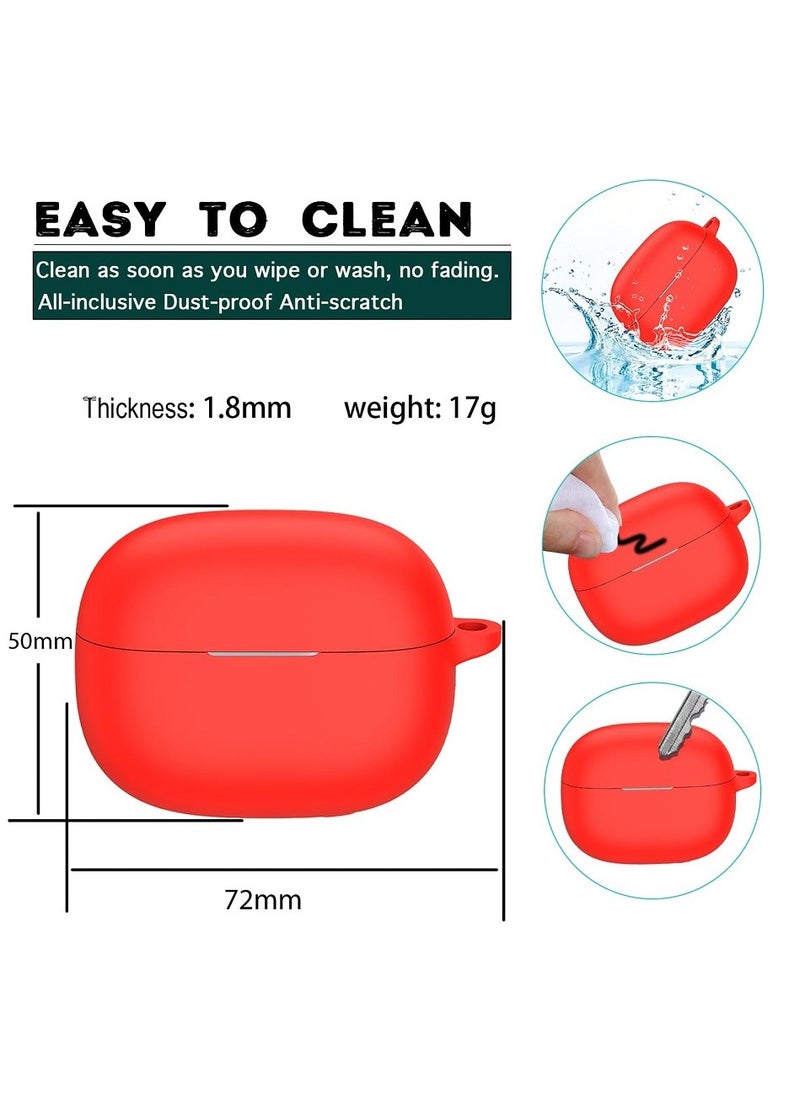 Generic - Silicone Case For Redmi Buds 5 Pro - Red - Image 1