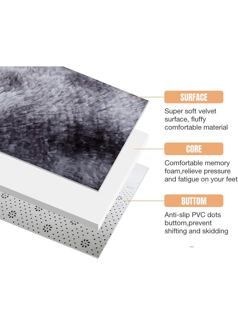 Bluejw 120*200cm Bedroom Bedside Living Room Simple Thickened Carpet - Image 3