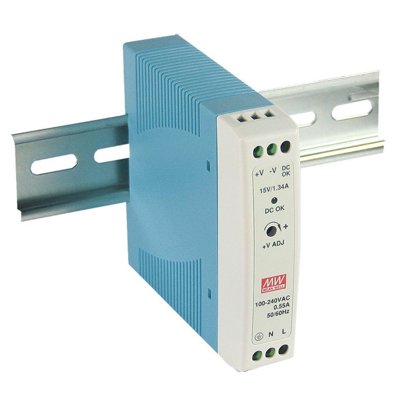Mean Well MDR-20-12 AC to DC DIN-Rail Power Supply 12V 1.67 Amp 20W - Image 4