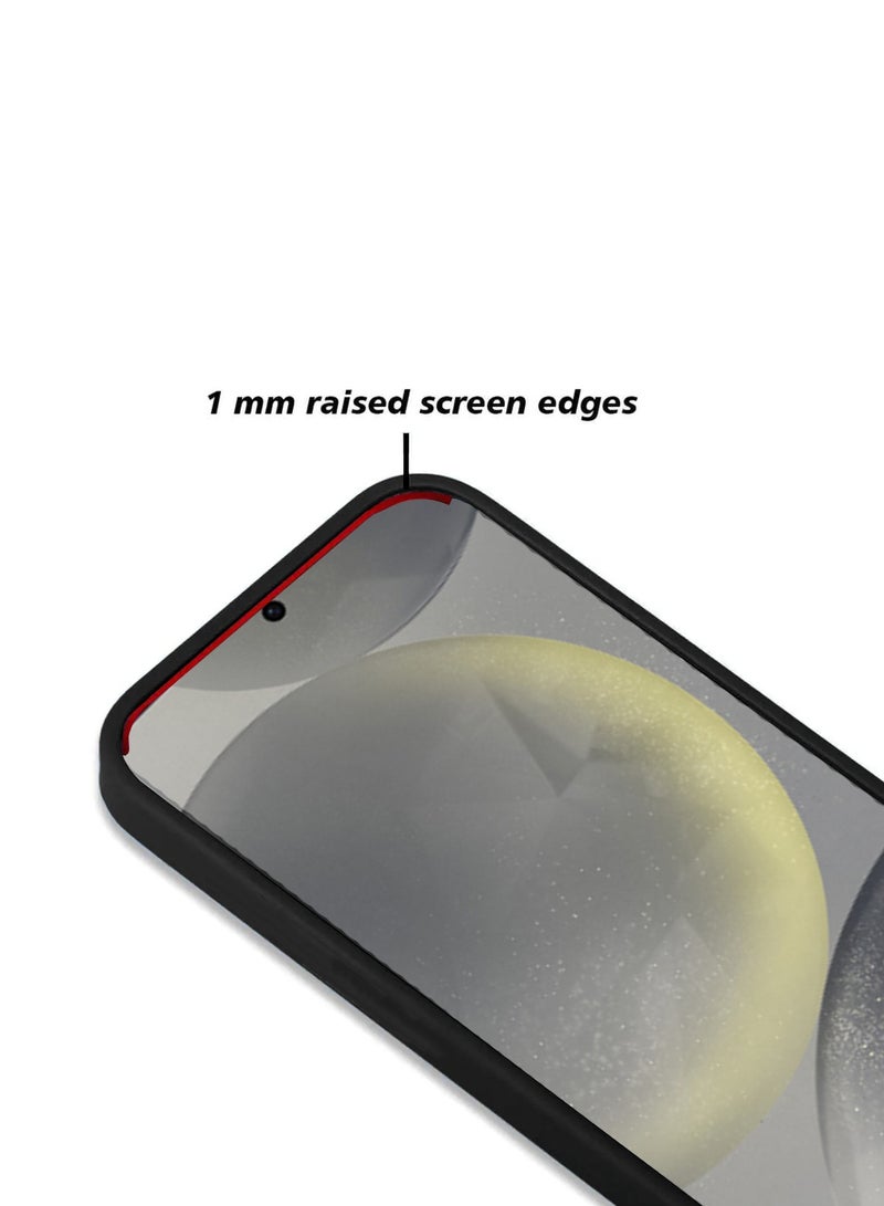 CHAPPELINE Soft Silicone Fabric Texture Case Cover For Samsung Galaxy S24 5G 2024 Black - Image 4