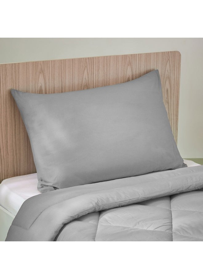 Ballina 2-Piece Solid Cotton Twin Comforter Set 220 x 160 cm
