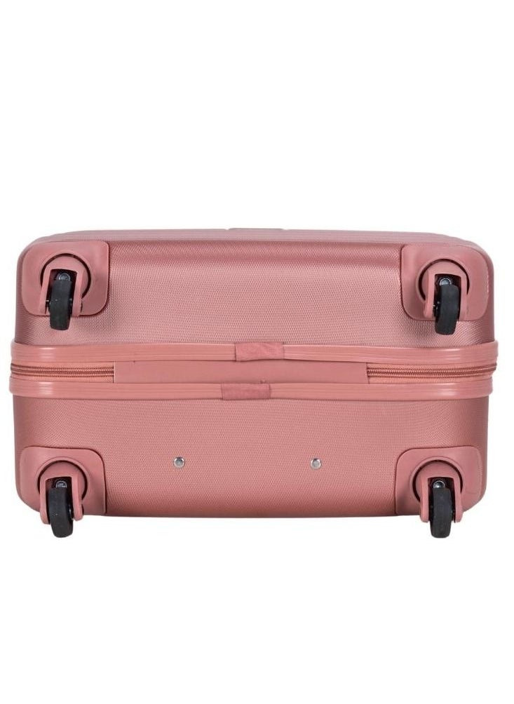Stargold - Single Hardside Spinner 4 Wheels Cabin Trolley Luggage With Number Lock 16 Inches Rose Pink - Image 1