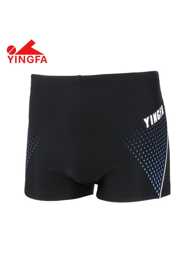 Yingfa Men's Swim Trunks, Boxer Style, Anti-embarrassment Swimming Shorts, Hot Spring Resort, Professional Quick-dry Swimwear, Large Size Comfortable Swimsuit