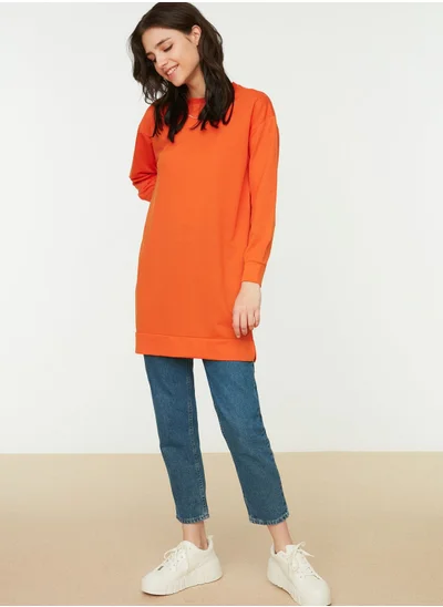 trendyol Crew Neck Knitted Sweatshirt