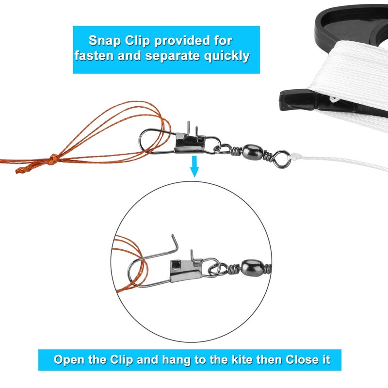 إيمدج Image 3D Kite كبيرة الحمراء الدلافين بريز بيتش الطائرات الورقية مع هدية عملاقة ناعمة هائلة لليخونة - Image 4