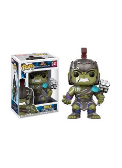 نيبمينينت مجسم شخصية هالك 241 برأس كبير مستوحى من فيلم مارفل "Thor Ragnarok" مجموعة بوب! 3.94 x 9.84بوصة  - Image 1