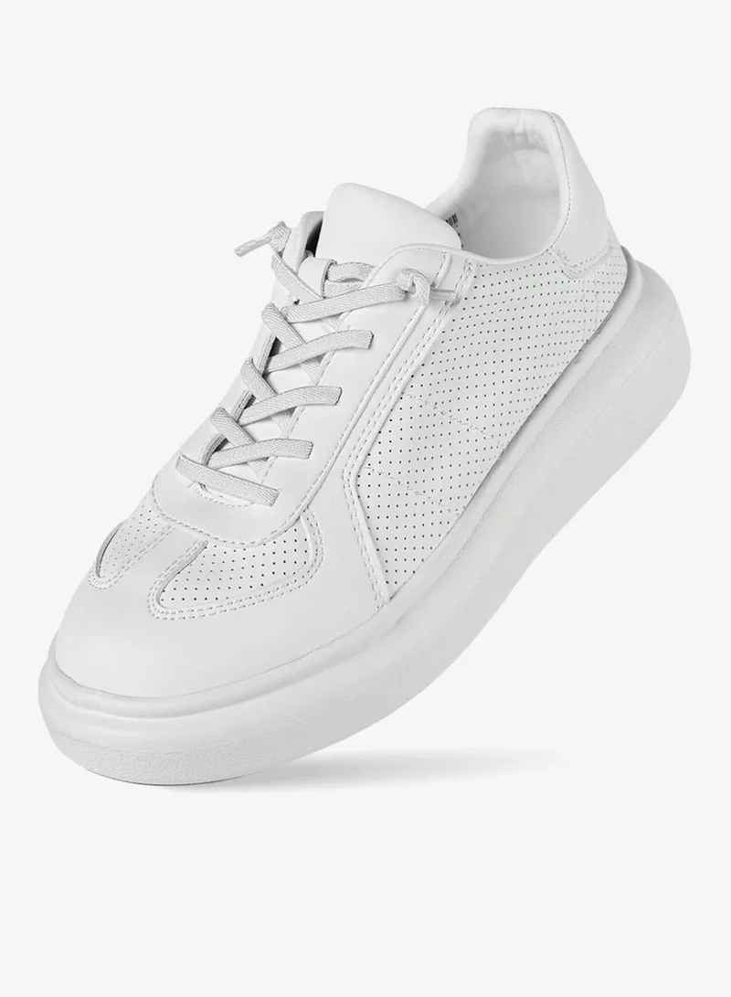 Duozoulu CO GT Faux Leather Platform Kids Sneakers – Stylish Casual Shoes for School & Everyday Wear