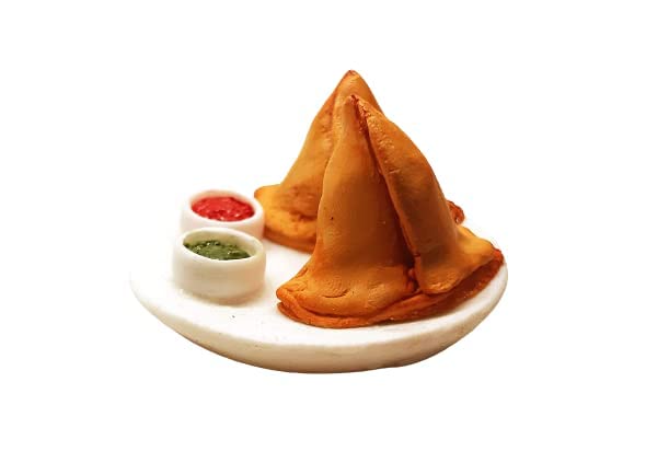 BRIKSHI Samosa Fridge Magnet Miniature Food 3D Fridge Magnet Best Souvenir Gift 100% Made in India Po_1 - Image 5