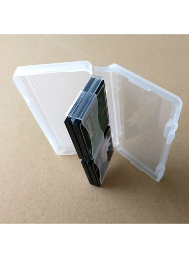 قطعتان من علبة تخزين بطاقات الذاكرة الشفافة مقاس 18 مم مع غطاء آمن لبطاقات TF وSD - Image 1