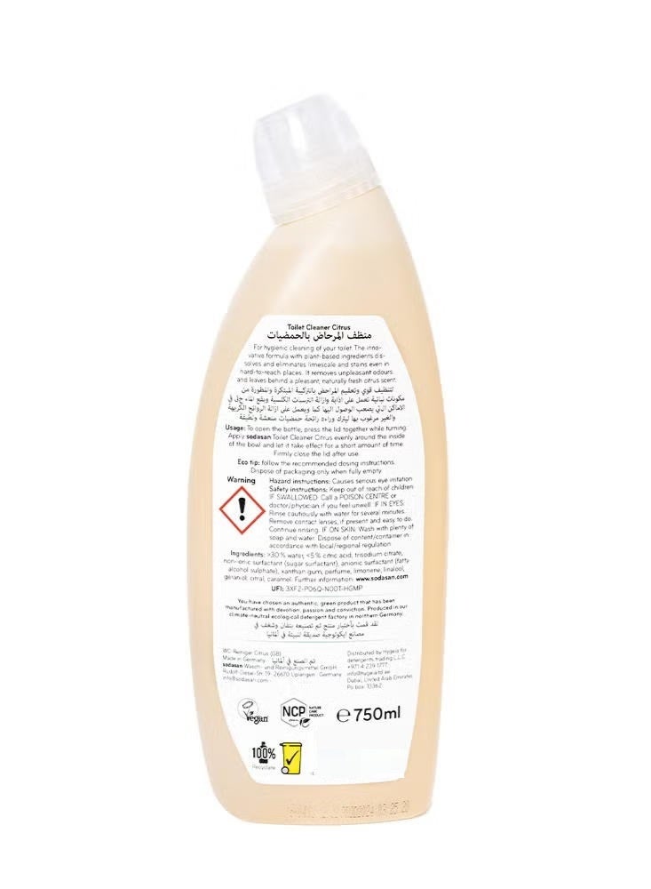 sodasan 100% Natural Citrus Toilet Cleaner 750 ML - Image 5