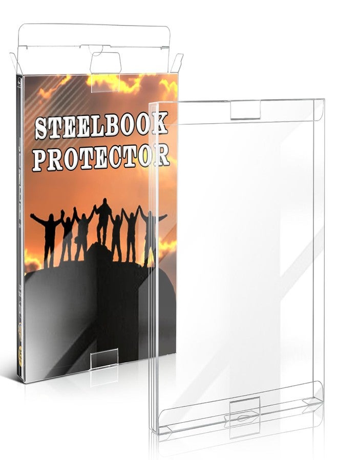 CollectHall Steelbook Protector - Blu Ray Steelbook Slipcover & 4K Steelbook Protectors - Clear & Sturdy 12-Pack Case Sleeves for Ultimate Collection Safety - Image 1