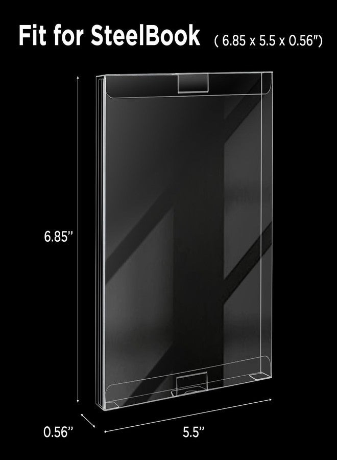CollectHall Steelbook Protector - Blu Ray Steelbook Slipcover & 4K Steelbook Protectors - Clear & Sturdy 12-Pack Case Sleeves for Ultimate Collection Safety - Image 3