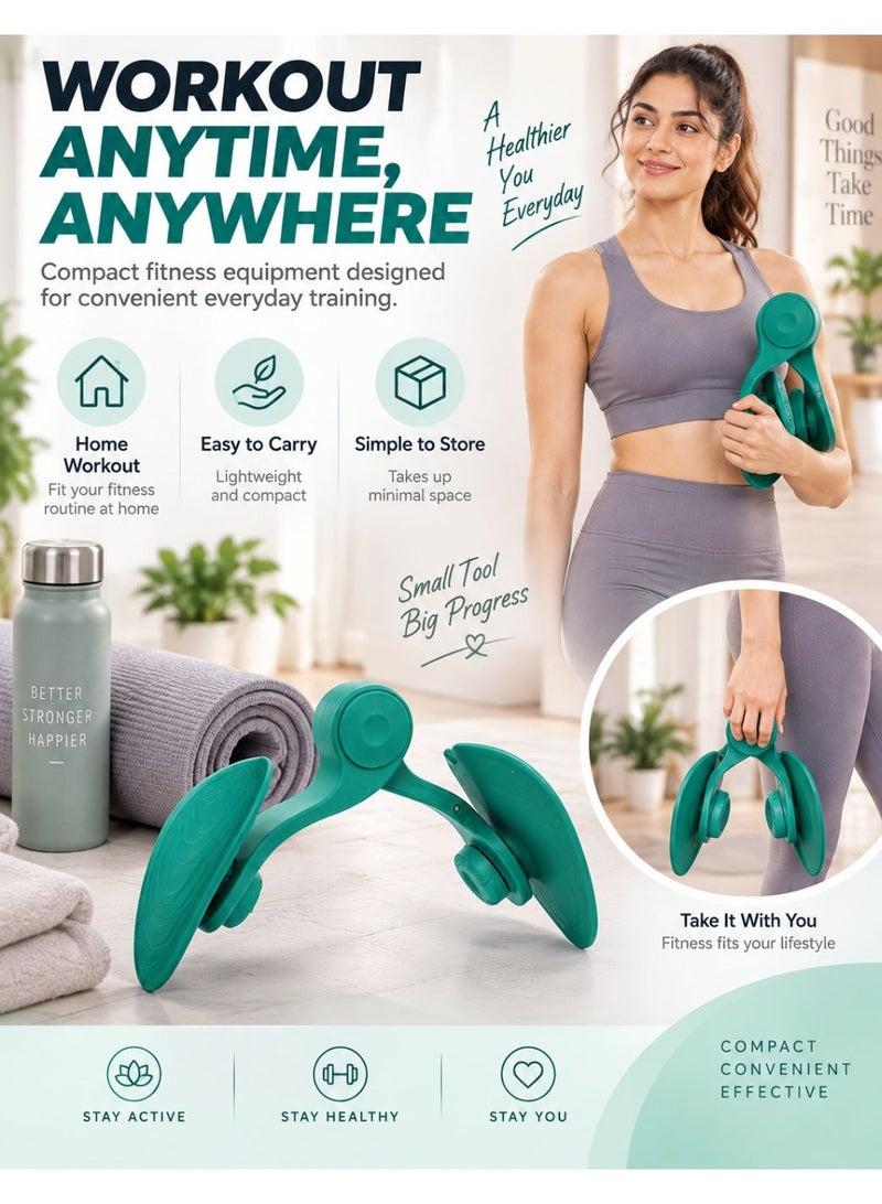Helo Kuki Thigh Master for Women - 26 Pounds Pelvic Floor Muscle Trainer Thigh Exerciser and Kegel Exercise, Thigh Master Deluxe Exerciser - Image 4