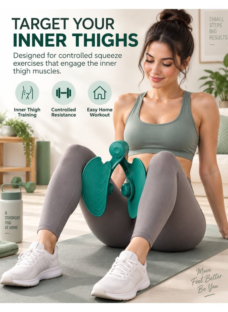 Helo Kuki Thigh Master for Women - 26 Pounds Pelvic Floor Muscle Trainer Thigh Exerciser and Kegel Exercise, Thigh Master Deluxe Exerciser - Image 2